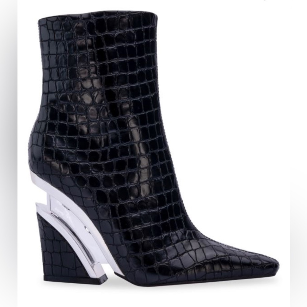 Ninety Union Croc wedge bootie size 11